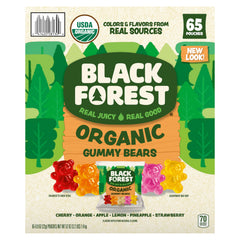 Black Forest front packaging showing 65 pouches and brand clarity