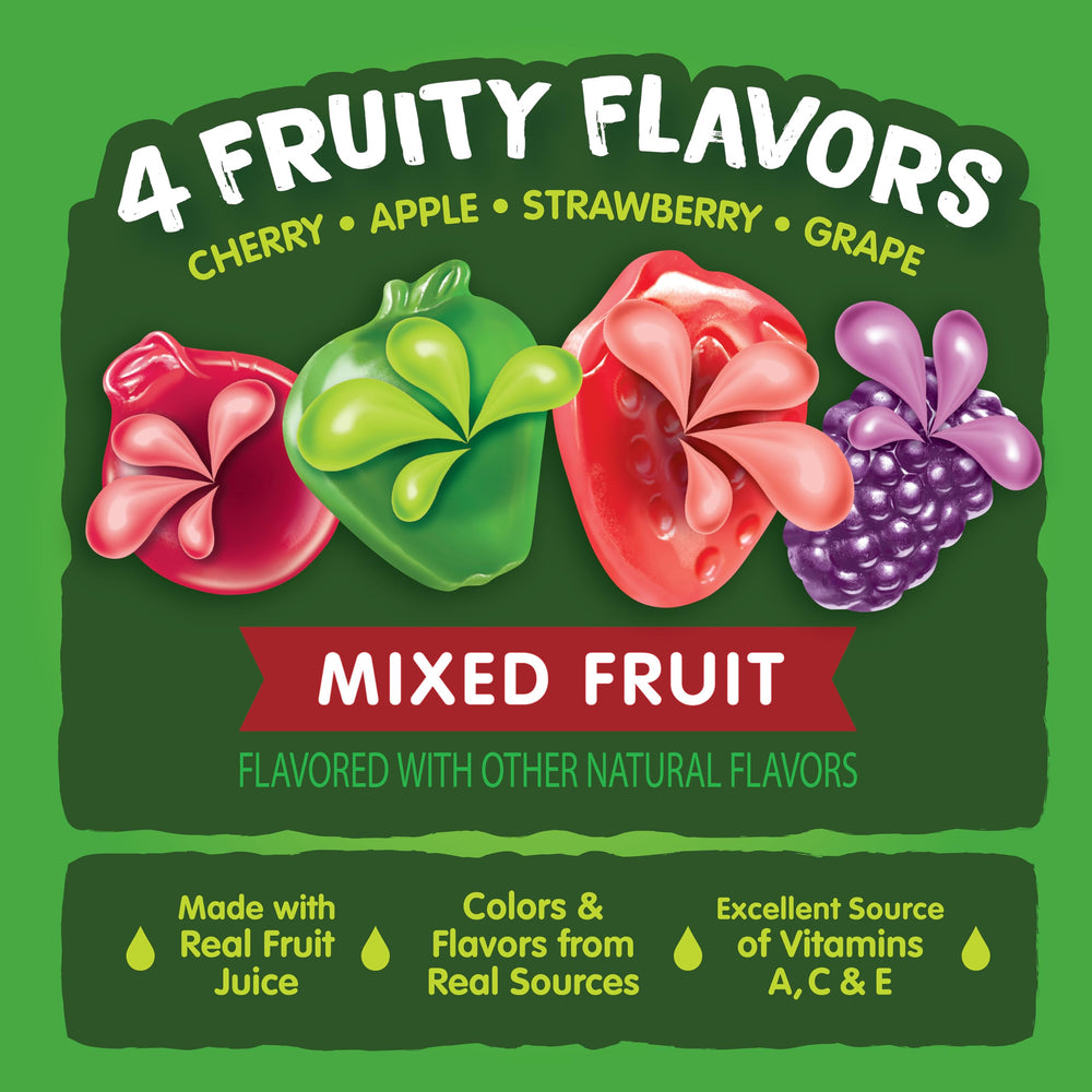 Black Forest individual 2.25 oz pouch front displaying flavors and convenience
