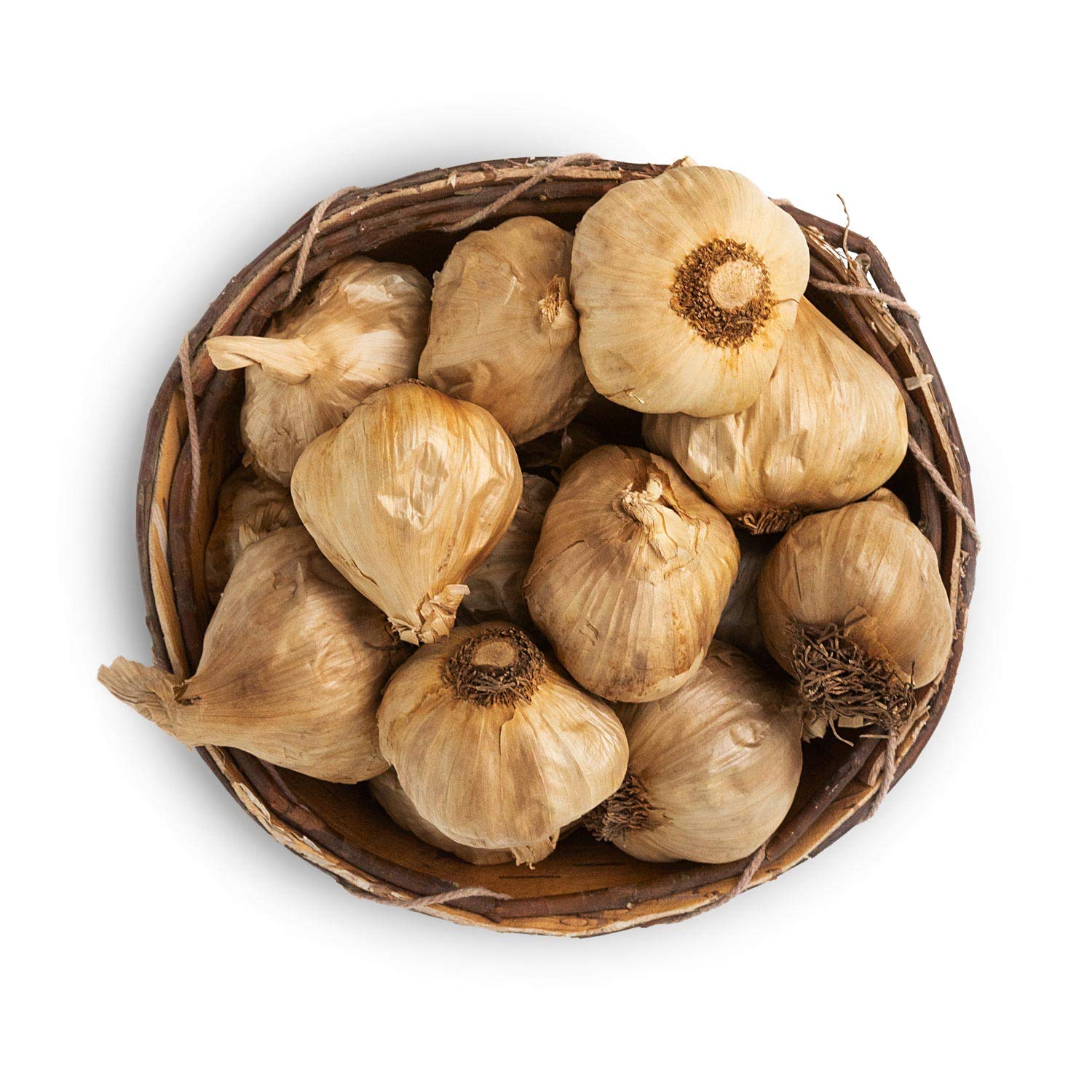 Black Garlic North America one-pound package beside a ruler for size comparison