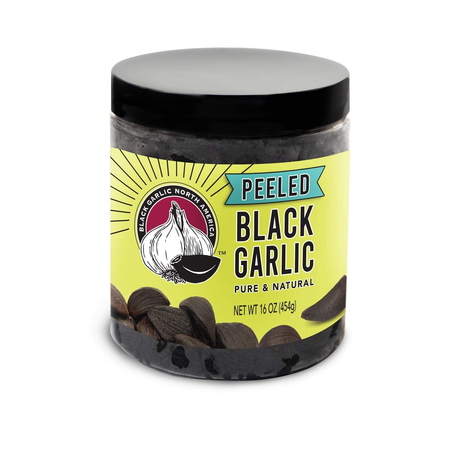 Black Garlic North America front packaging showing 1 lb kosher-ready product