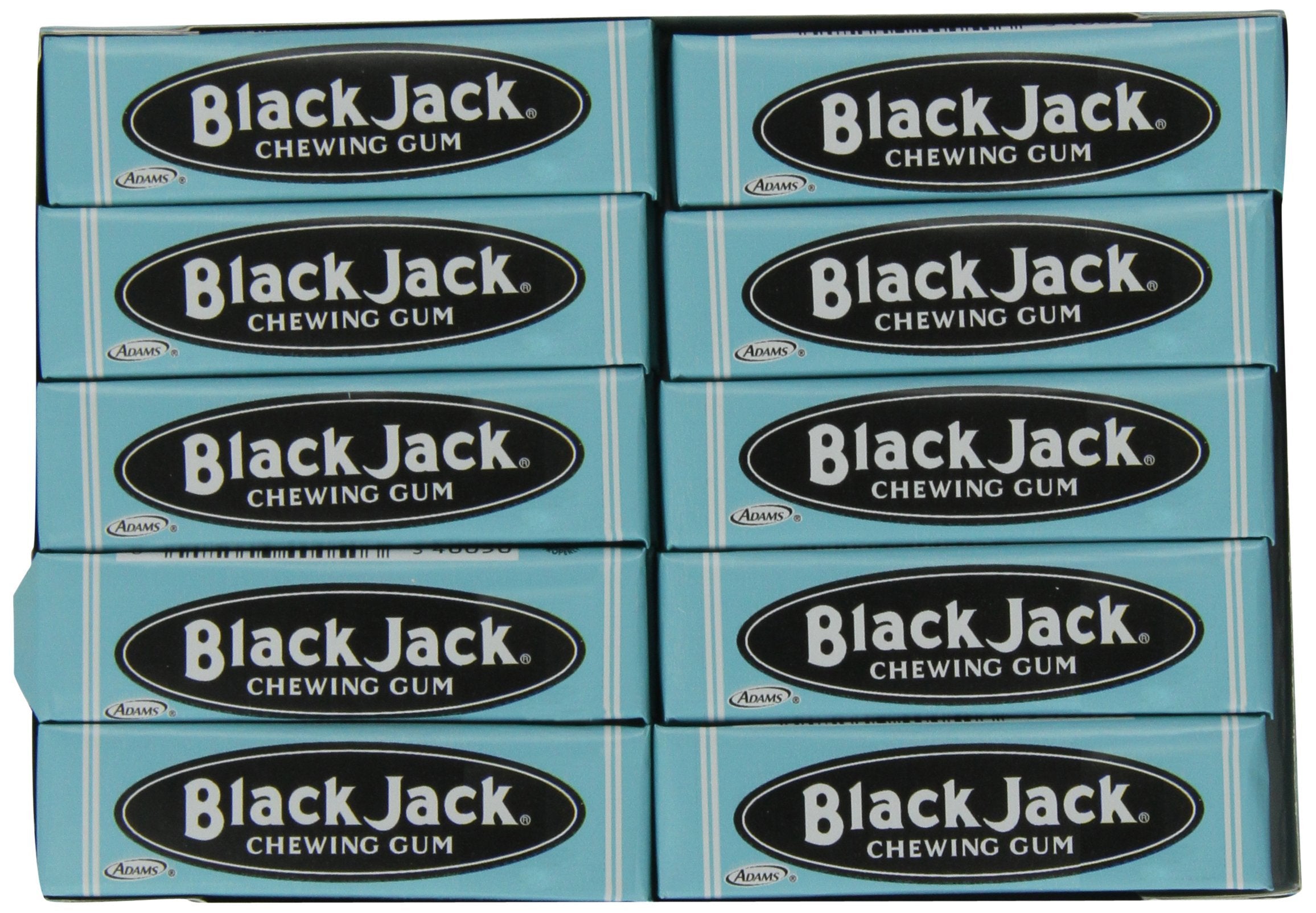 Black Jack front packaging showing 5-stick pack and easy portability