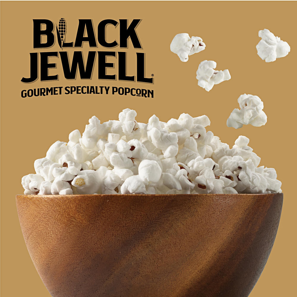 Black Jewell microwave bag open with steam, indicating safe clean heating