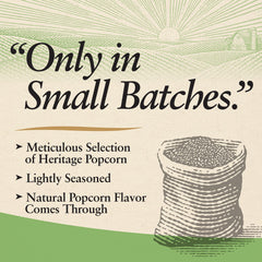 Black Jewell microwave bag opened to reveal unpopped kernels and clean chemical-free interior