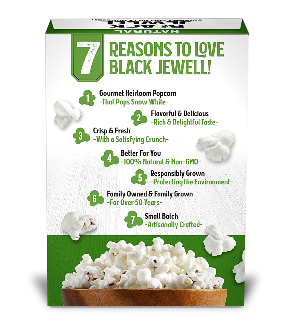 Black Jewell black kernels close-up highlighting heirloom appearance and natural quality