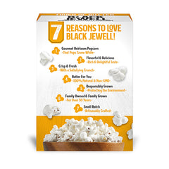 Close-up of kernel texture highlighting Black Jewell tender popcorn benefit