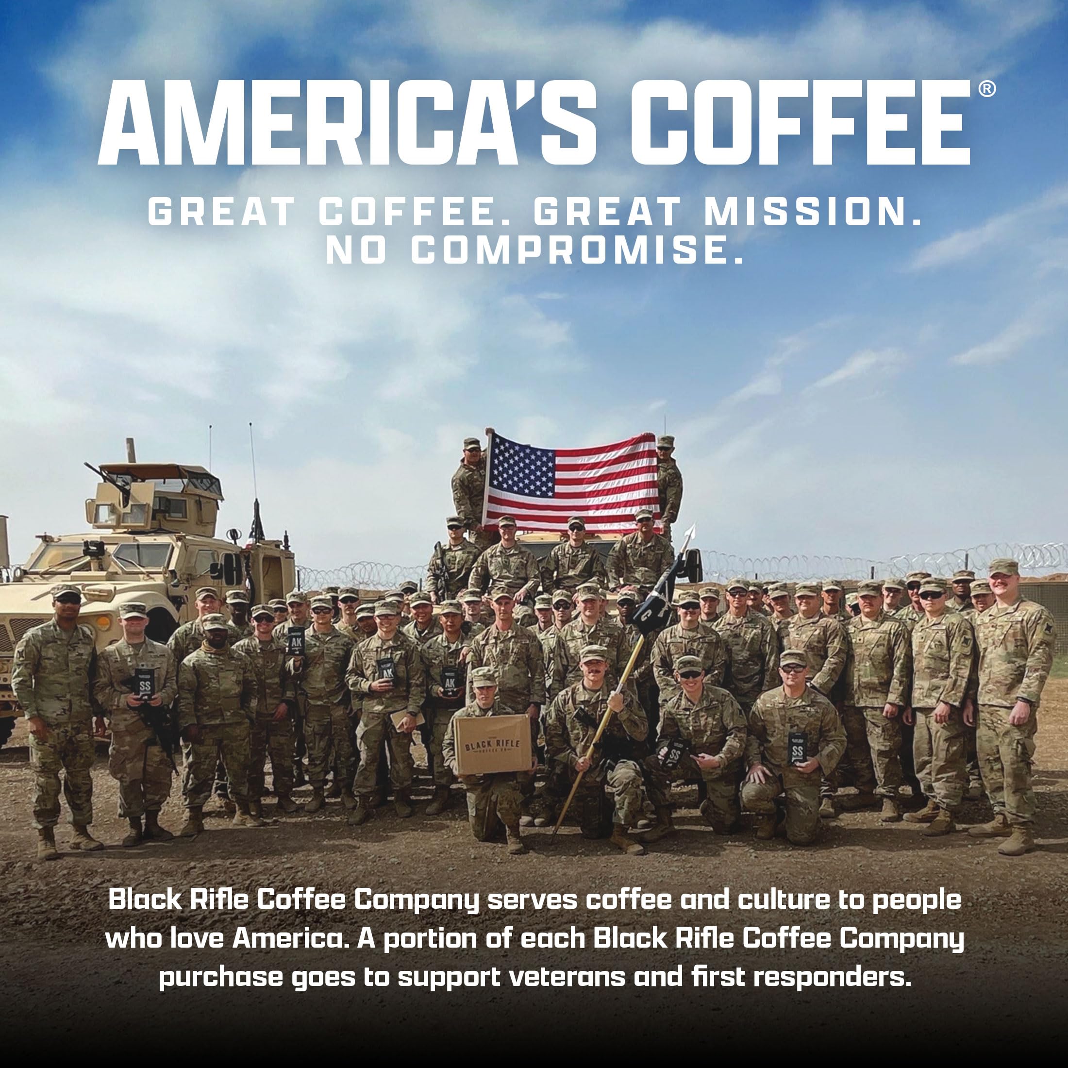 Black Rifle Coffee brewing in a drip machine to show easy use and reliable flavor