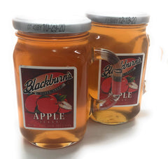Blackburns apple jelly jar with handle for easy serving and storage