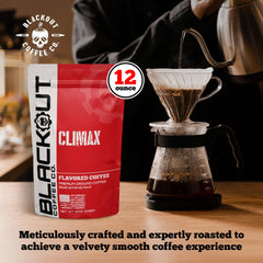 Blackout Coffee Co. close-up of Arabica beans highlighting fresh roast quality