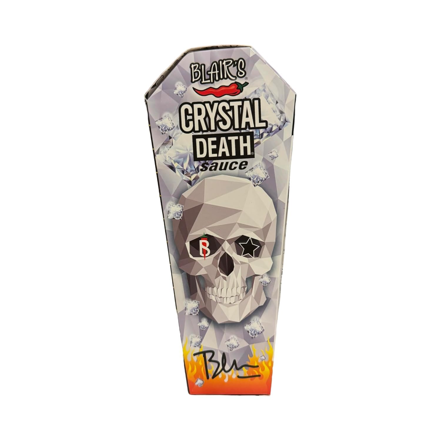 Blair's Crystal Death close-up of heat crystals, visible purity for precise dosing benefit