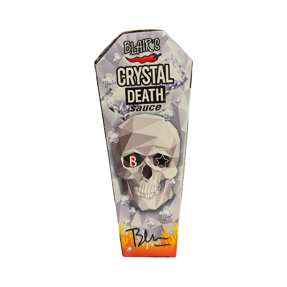 Blair's Crystal Death close-up of heat crystals, visible purity for precise dosing benefit
