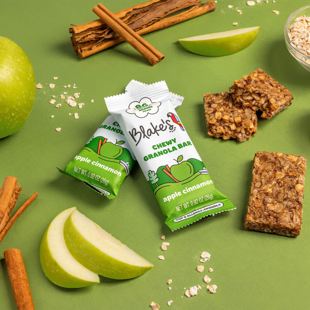 Blake's Seed Based bar beside a ruler for size comparison and portion control