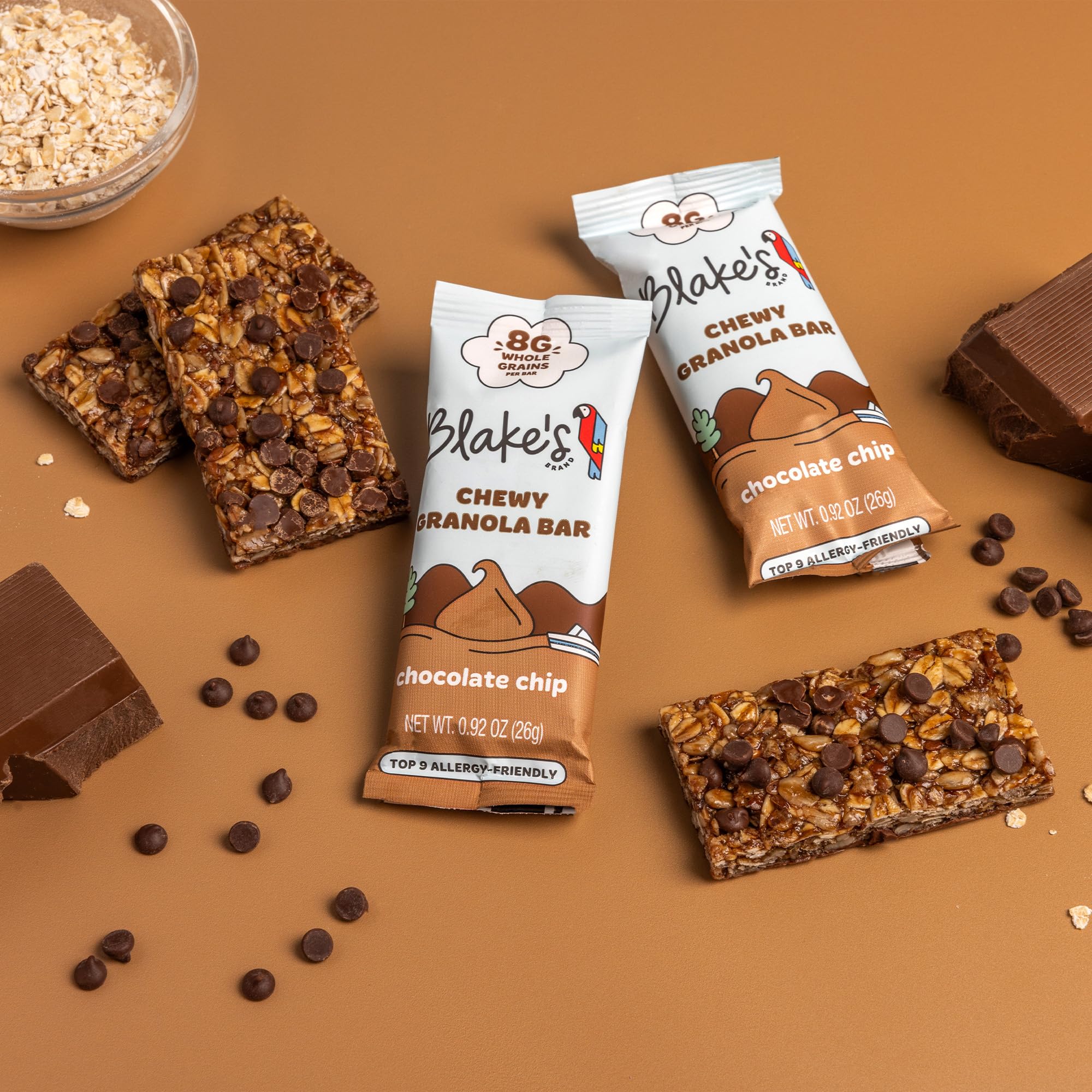 Blake's bars stored in an office drawer for convenient workplace snacking