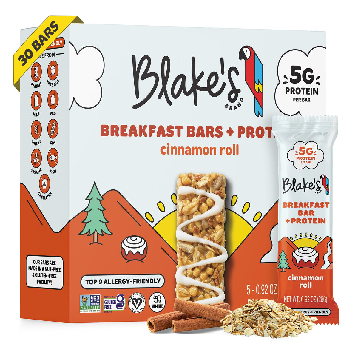 Blake's Seed Based front packaging showing 30-count box, clear product benefit visible