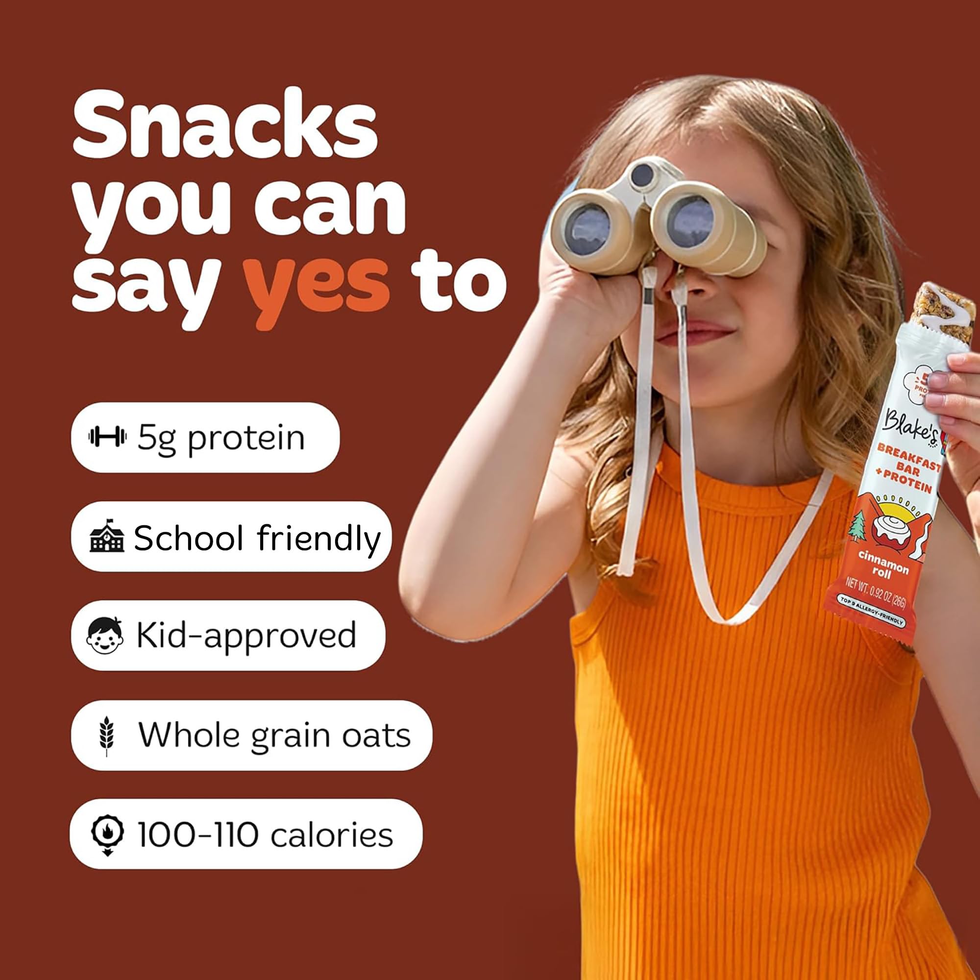 Blake's Seed Based individually wrapped bar ready for a lunchbox, convenient and fresh