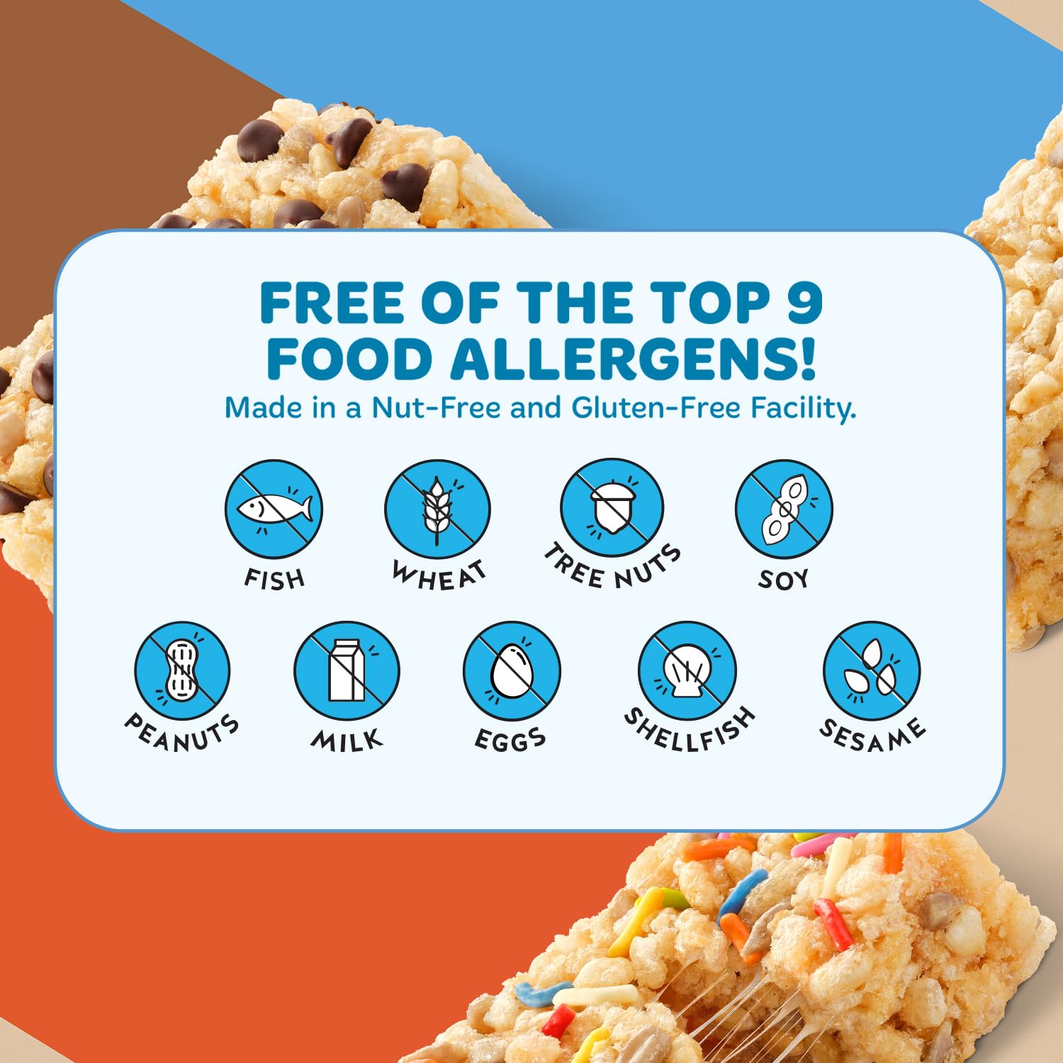 Blake's ingredient label close-up noting vegan and allergen-free benefits