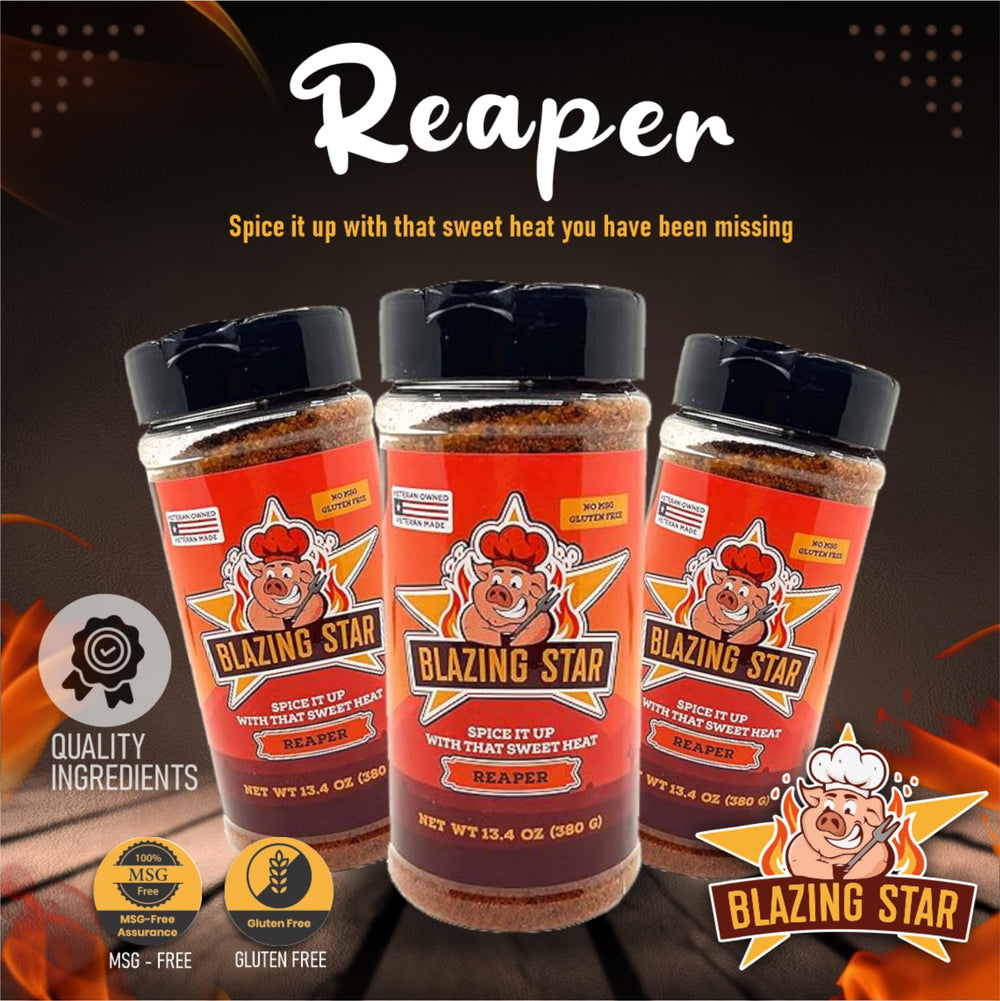 Blazing Star BBQ texture close-up showing coarse grind and visual flavor cues