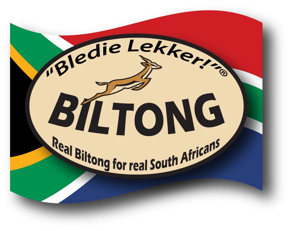 Bledie Lekker biltong outdoors on a picnic blanket showing travel-friendly, shelf-stable snack