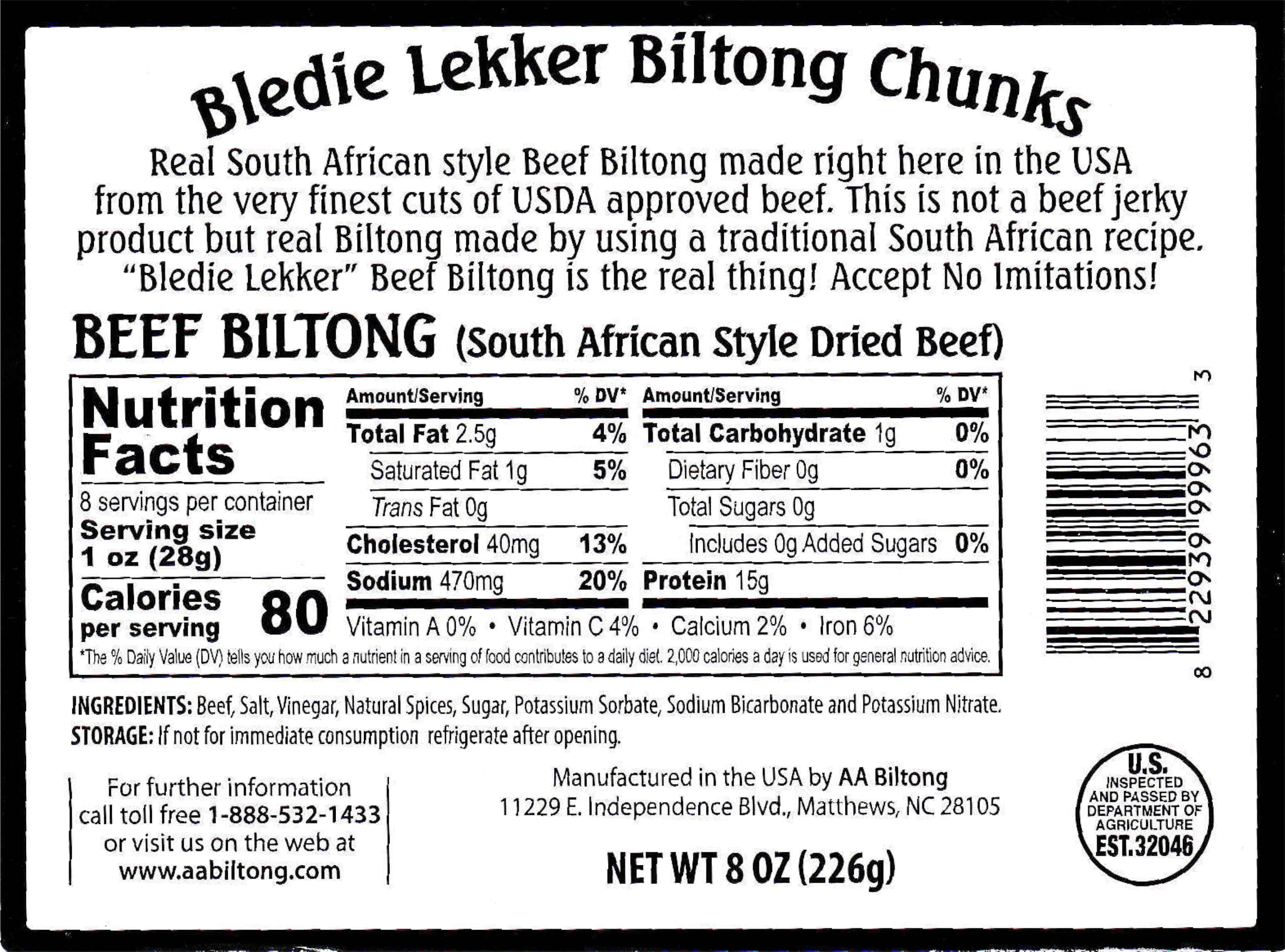 Bledie Lekker chunks held in hand comparing size and portion for on-the-go snacking