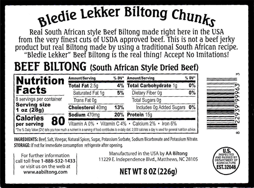 Bledie Lekker chunks held in hand comparing size and portion for on-the-go snacking