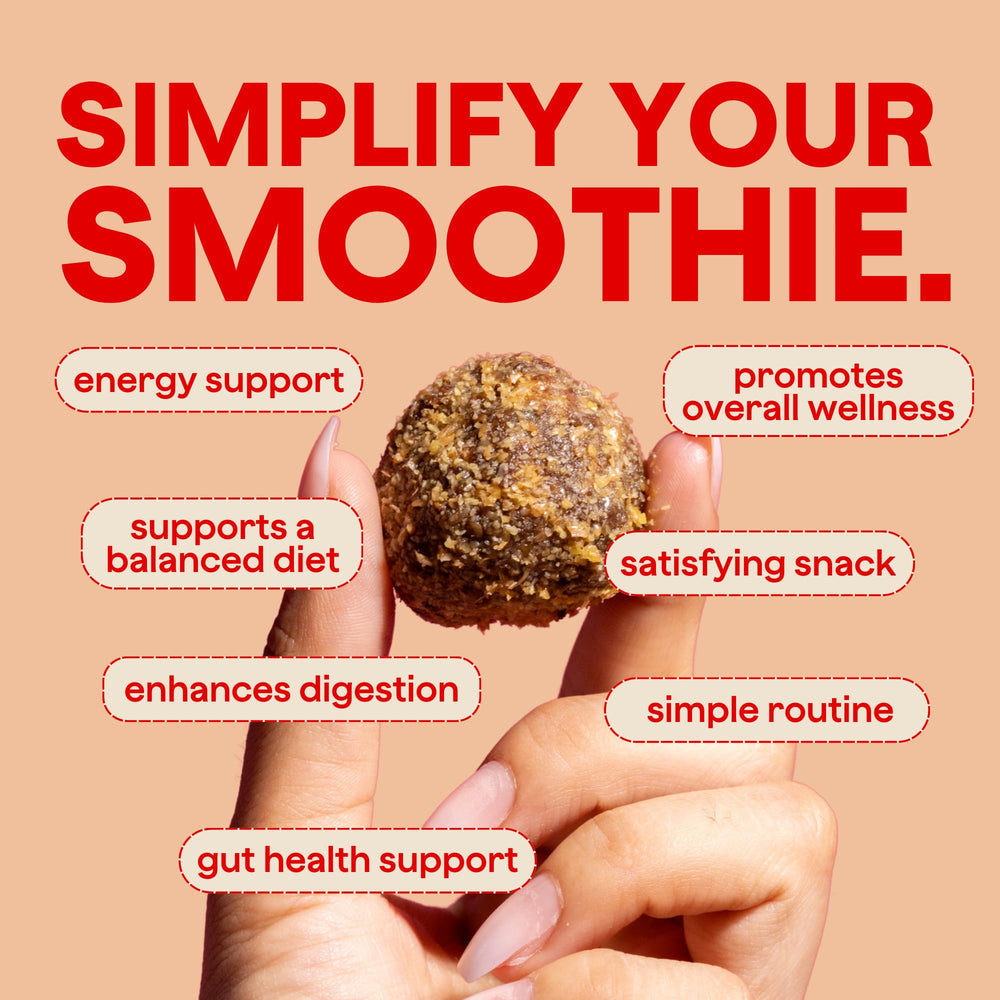 Blender Bombs PB Blast seeds and nuts texture highlighting whole-food benefits