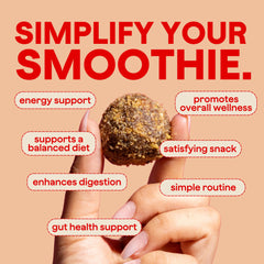 Blender Bombs PB Blast seeds and nuts texture highlighting whole-food benefits