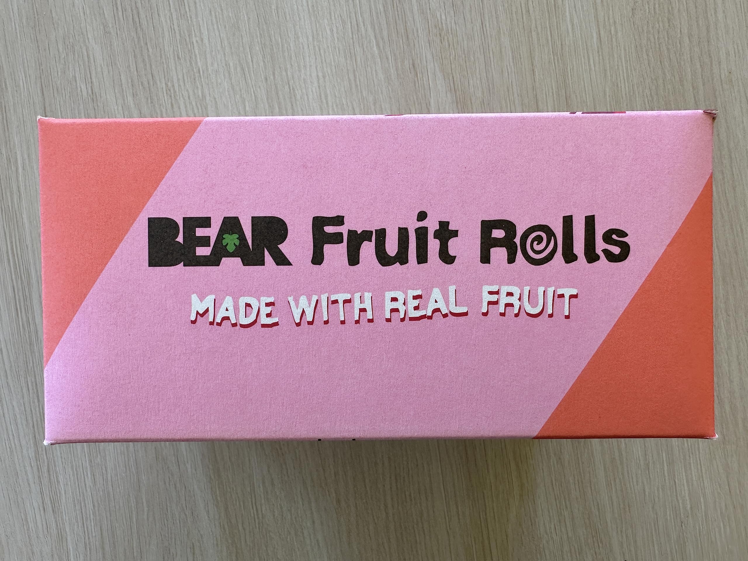 BLholife Bear roll beside an apple for size and portion comparison