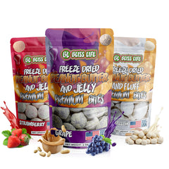 Bliss Life front packaging showing three-bag bundle and variety benefits