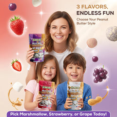 Bliss Life grape PBJ bite detail highlighting concentrated fruit flavor and coating