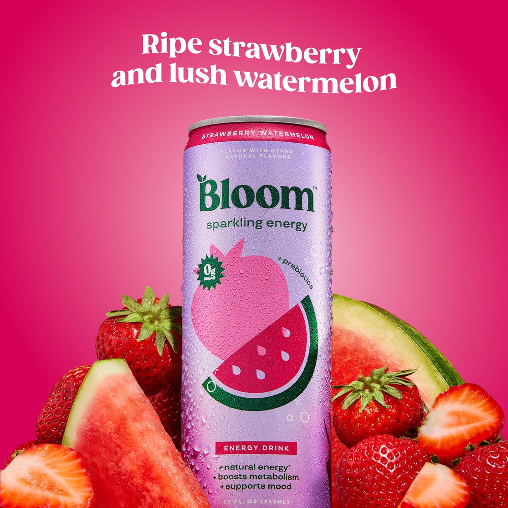 Bloom Nutrition can side label highlighting ingredient and caffeine information for clarity