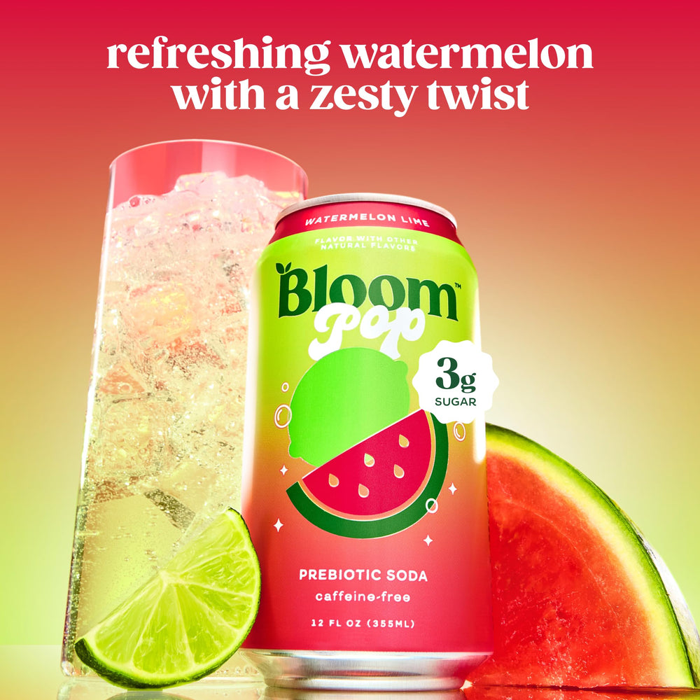 Bloom Nutrition Bloom Pop poured over ice illustrating flavor and refreshment
