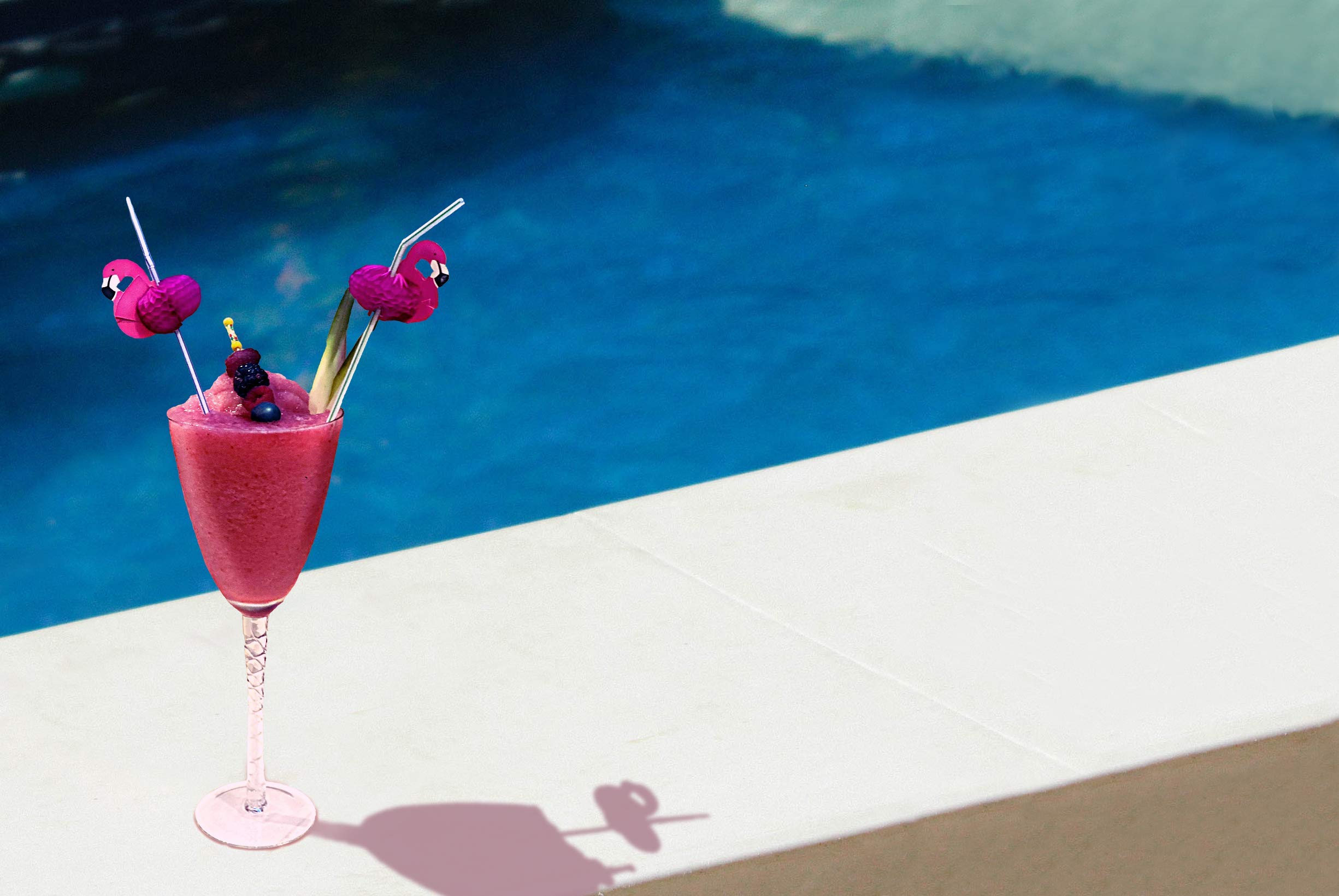 Large pitcher of Bloomers Frosé slush at a party showing bulk serving convenience