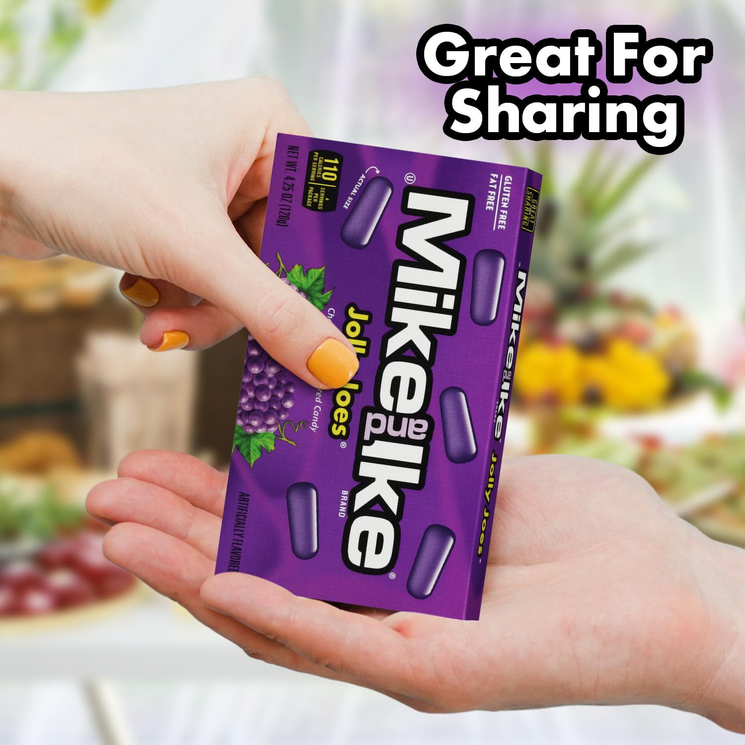 Bloom's Mike and Ike candies beside popcorn to enhance movie-night enjoyment