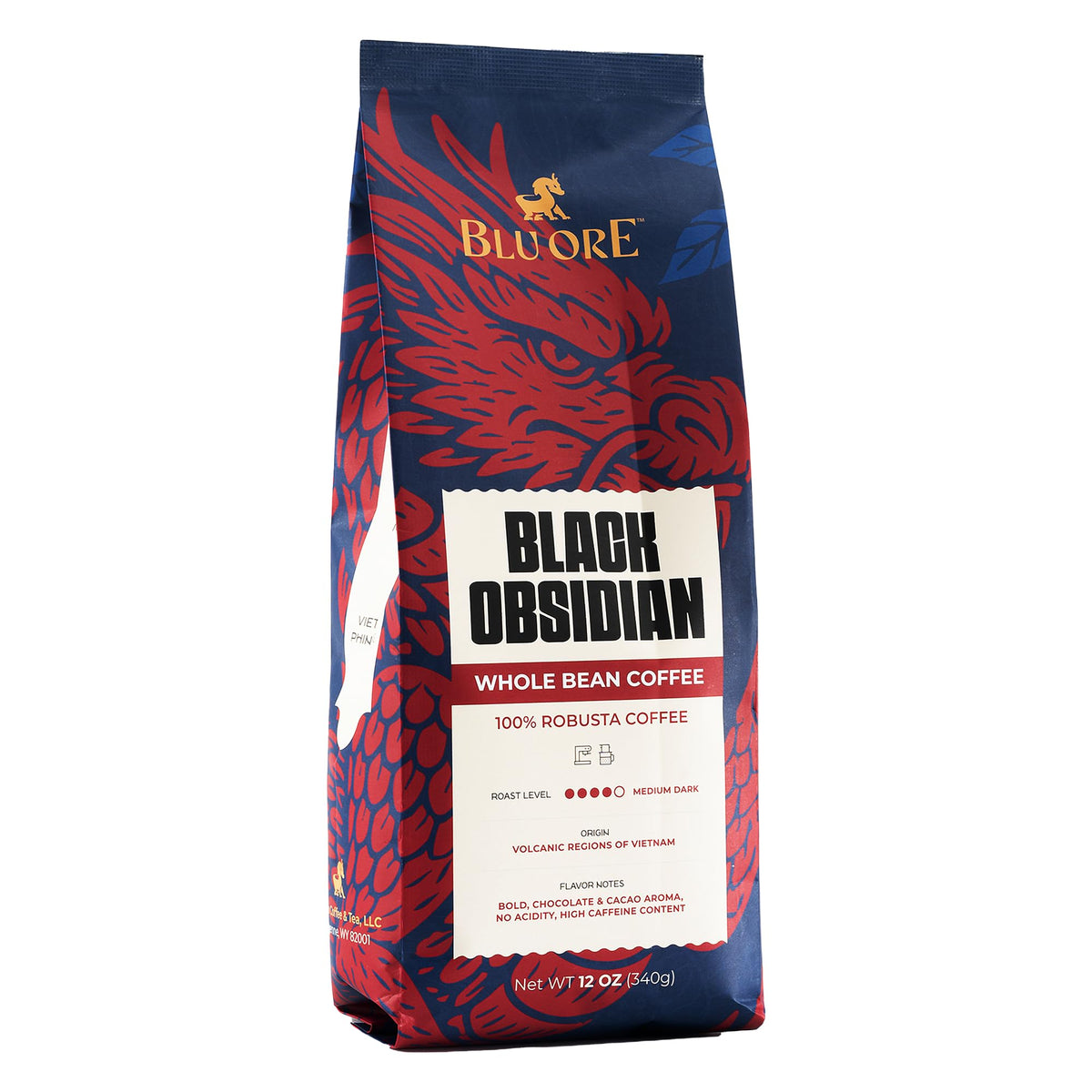 Blu Ore front packaging showing bold label and origin benefits