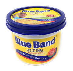 Blue Band front tub showing packaging and brand for easy identification