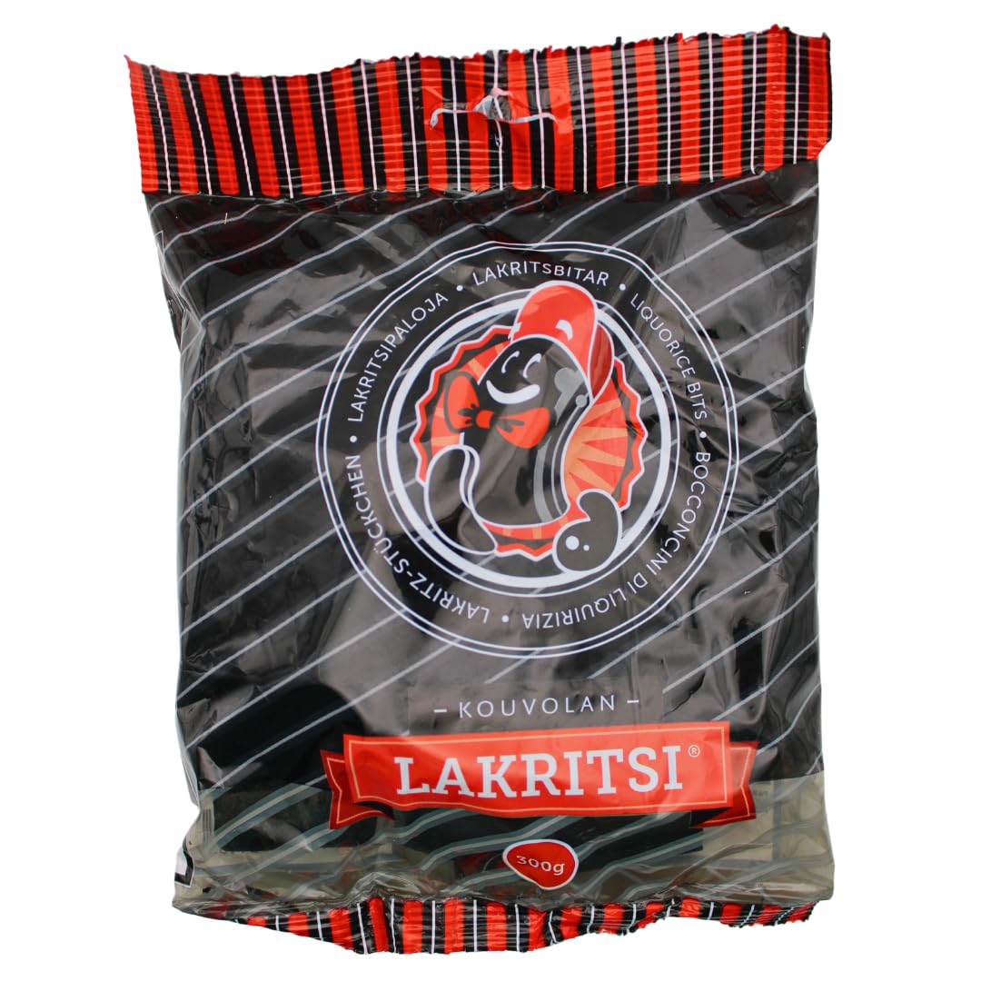 Blue Desert Market Kouvolan Lakritsi front packaging shows premium bag and gifting appeal