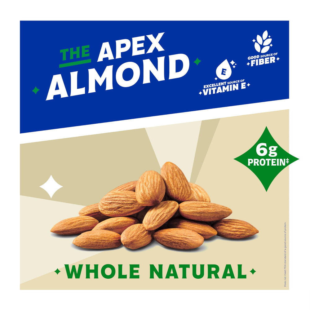 Blue Diamond close-up of almond texture highlighting natural crunch and freshness