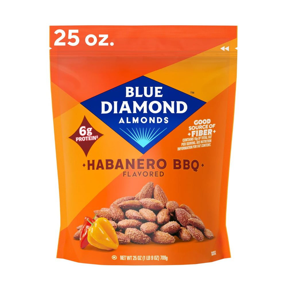 Blue Diamond front packaging showing 25 oz bag and bold flavor benefit