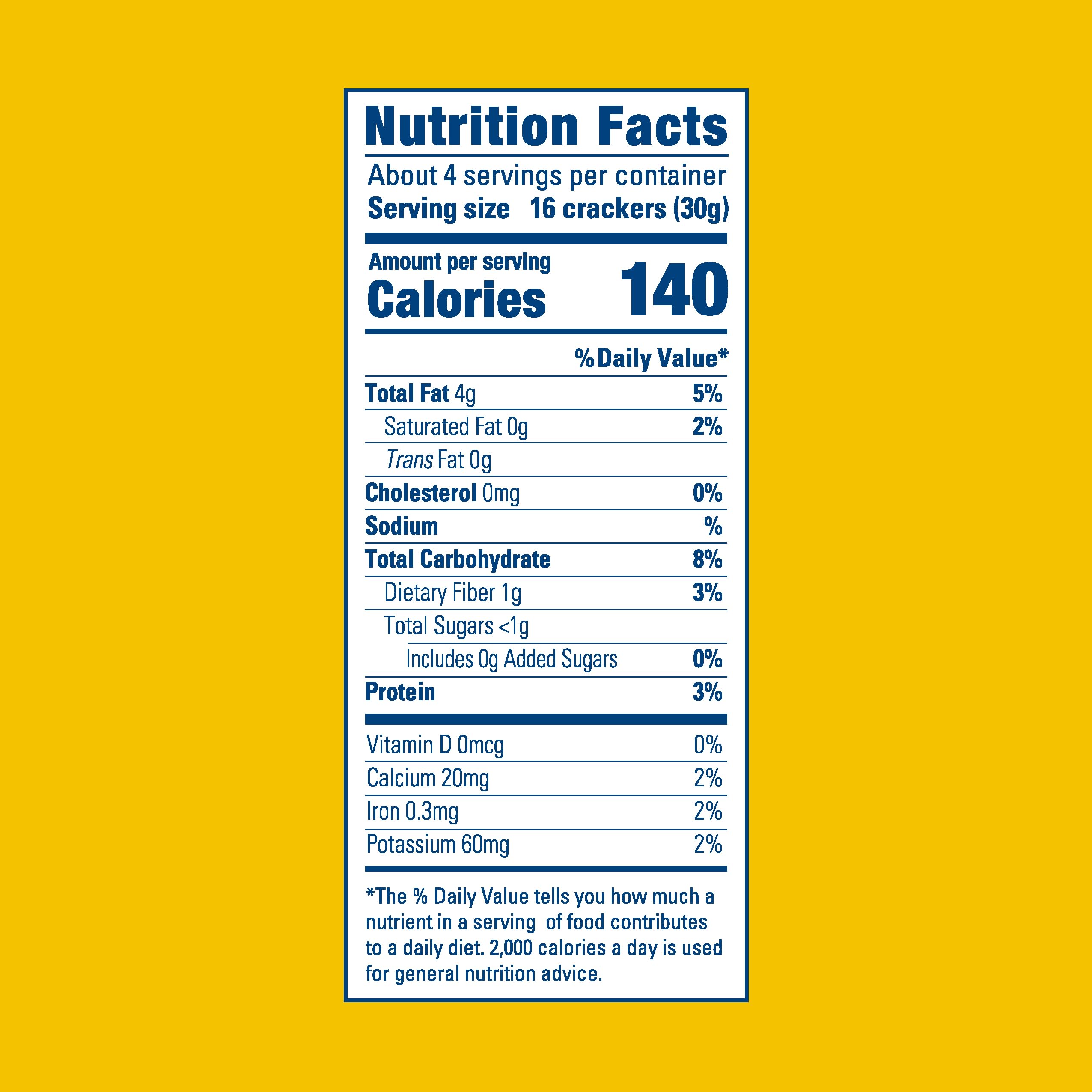 Blue Diamond close-up of label listing real cheese and non-GMO benefits