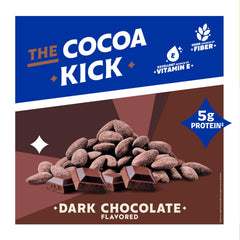 Blue Diamond opened single-serve pouch with almonds visible for quick on-the-go snacking