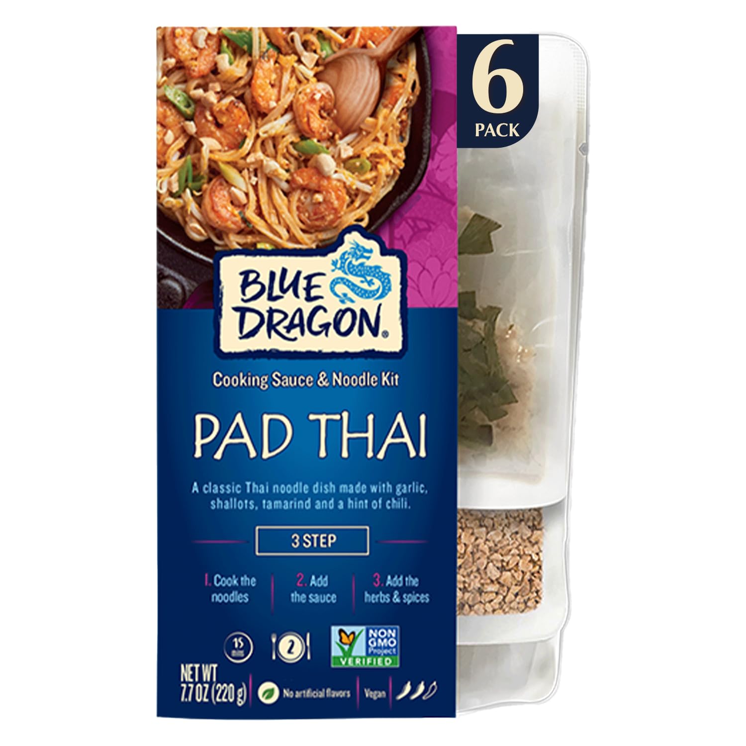 Blue Dragon front packaging showing kit contents and benefits