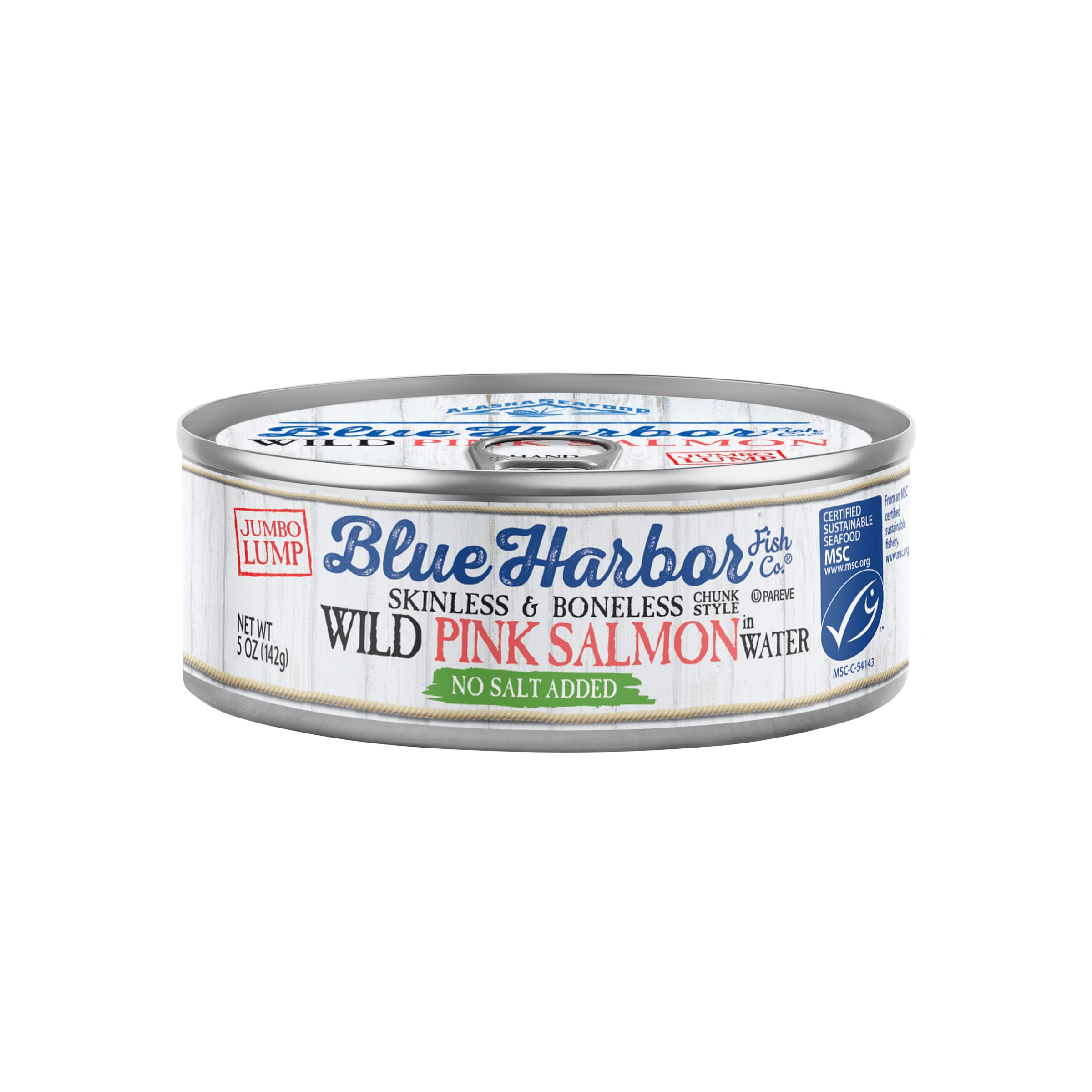 Blue Harbor Fish Co. front can view showing clean packaging and brand trust