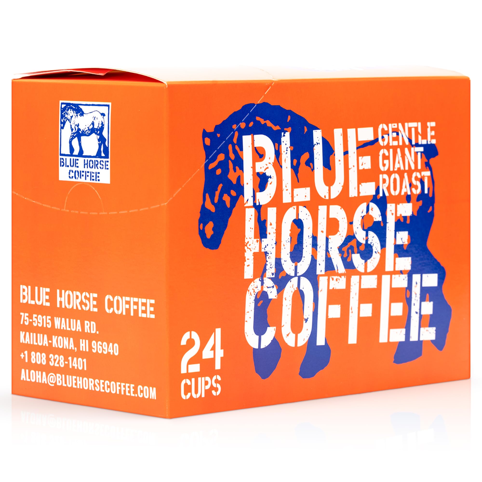 Blue Horse gentle giant 24ct box overhead view showing single-serve convenience