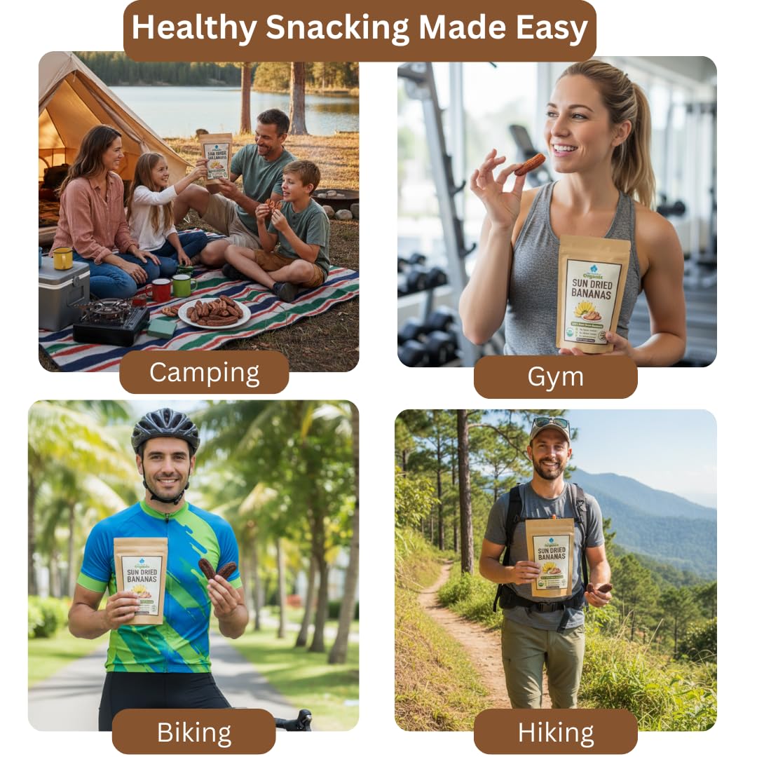 blue orchid organic pouch in an outdoor picnic setting demonstrating travel-friendly snacks