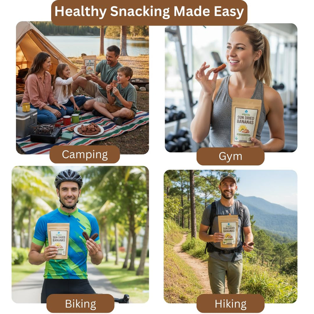 blue orchid organic pouch in an outdoor picnic setting demonstrating travel-friendly snacks