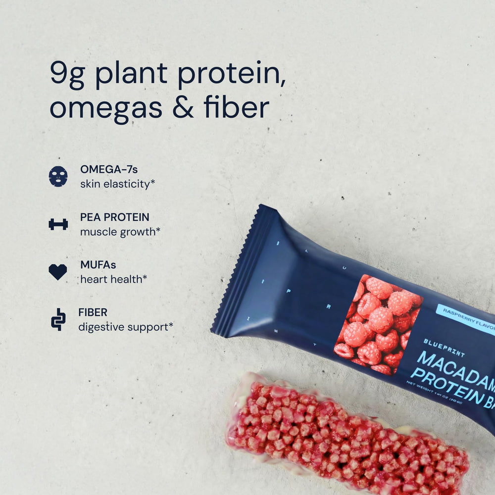 Blueprint Bryan Johnson bar held in hand demonstrating portable size