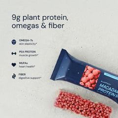 Blueprint Bryan Johnson bar held in hand demonstrating portable size