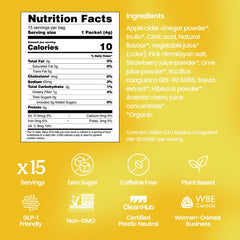 Close-up of a Blume SuperBelly single stick packet highlighting convenient single-serve use