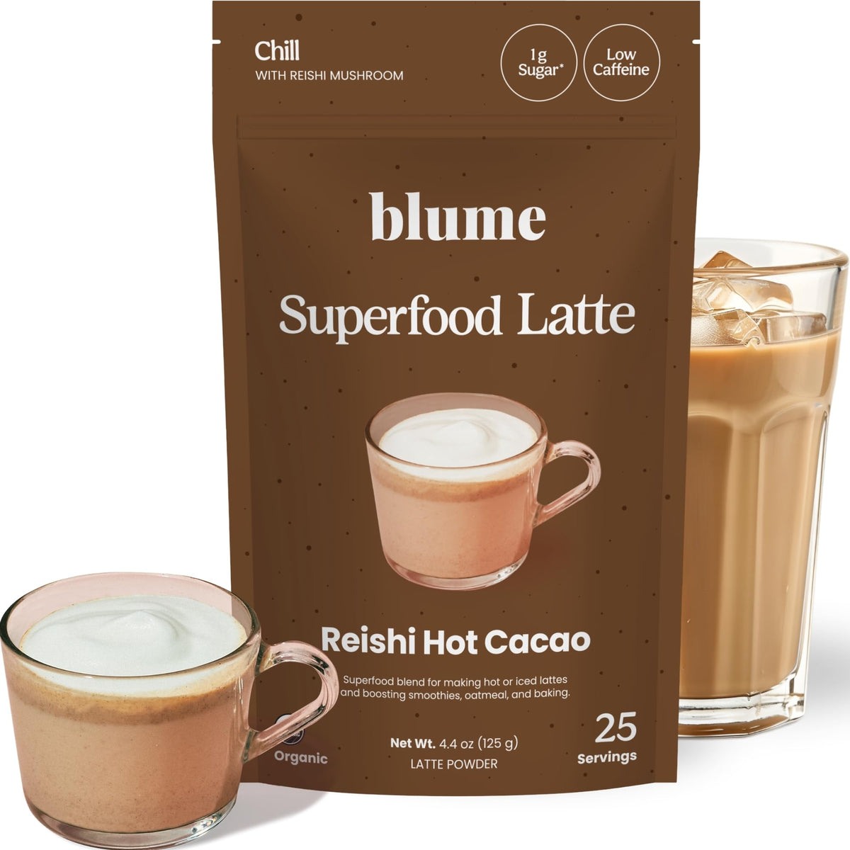 Blume front packaging showing label and serving info, invites easy daily use