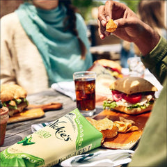 Blunon Miss Vickies single bag in hand demonstrating convenient portion control