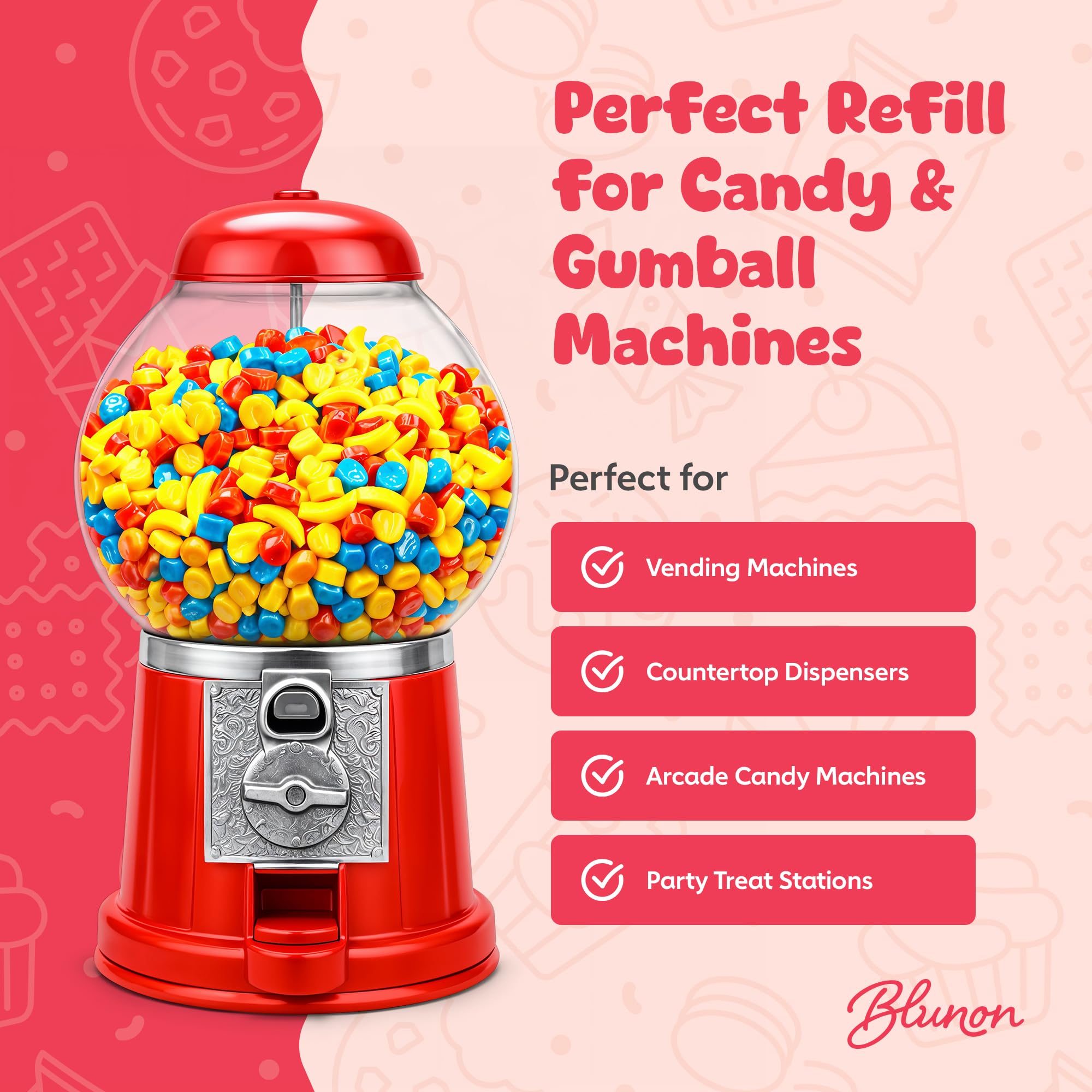 Blunon portion scoop with candies shows easy serving and portion control
